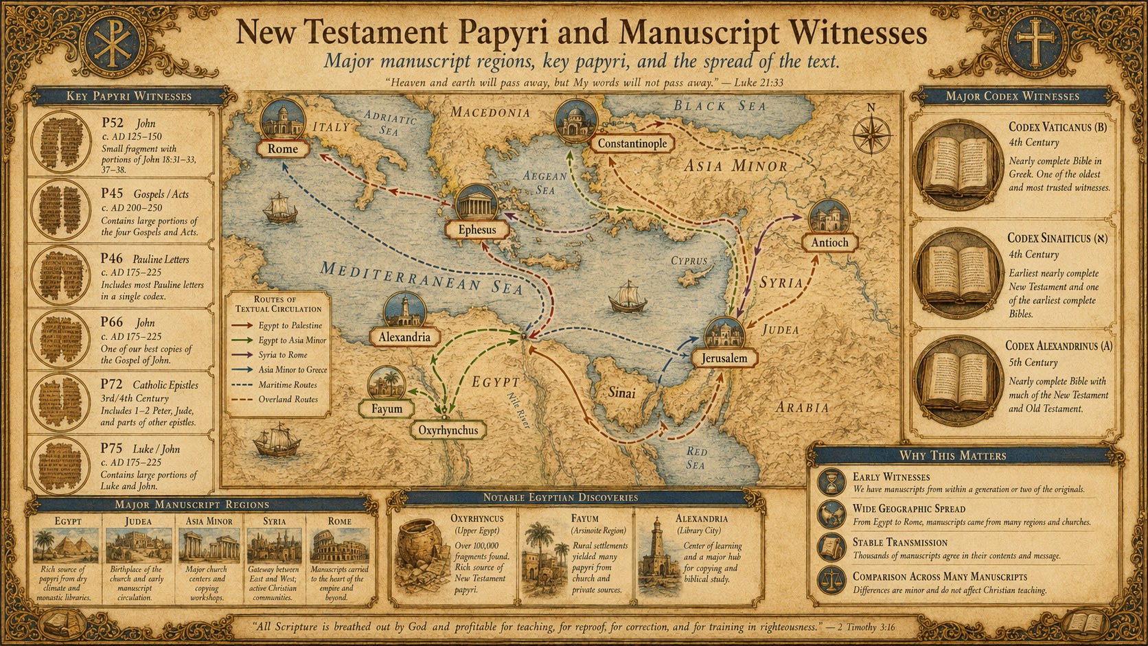 New Testament Papyri and Manuscript Witnesses