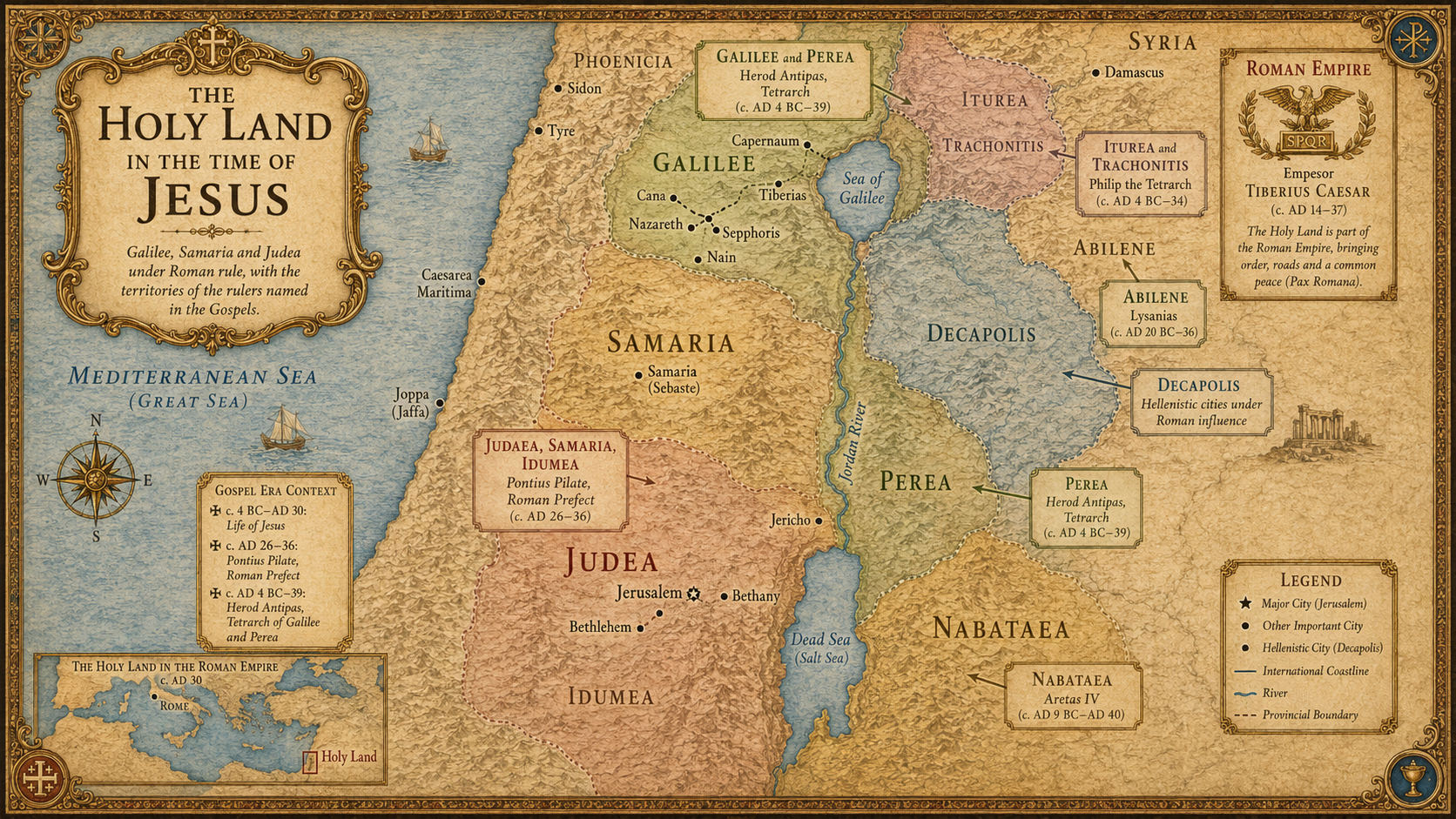 The Holy Land in the Time of Christ