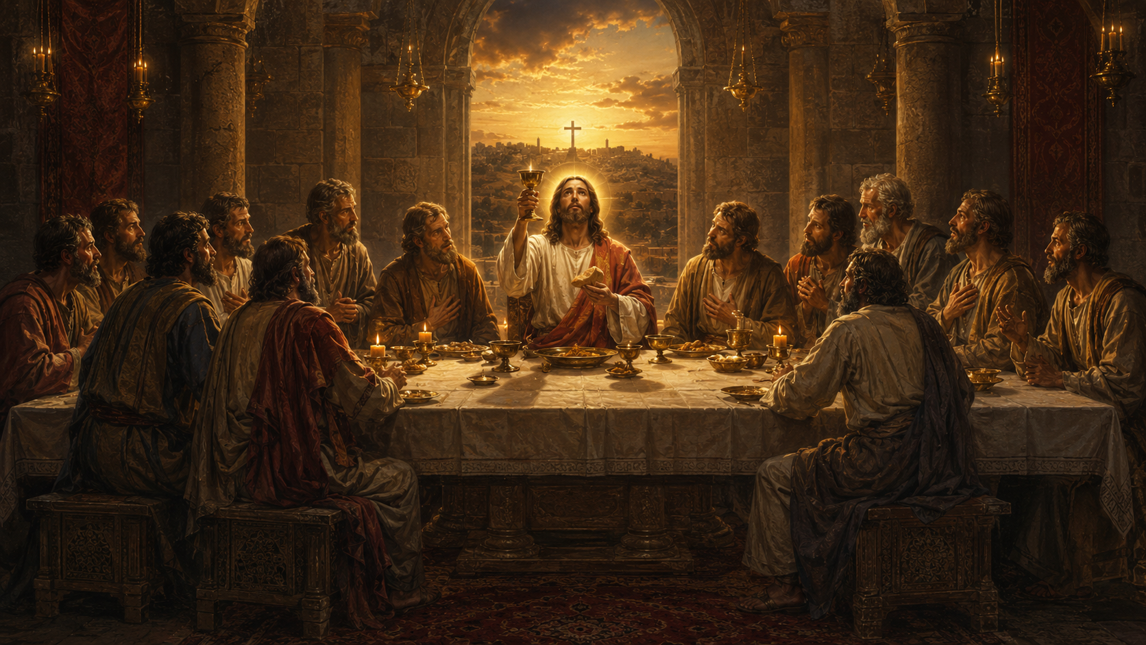 The institution of the Eucharist
