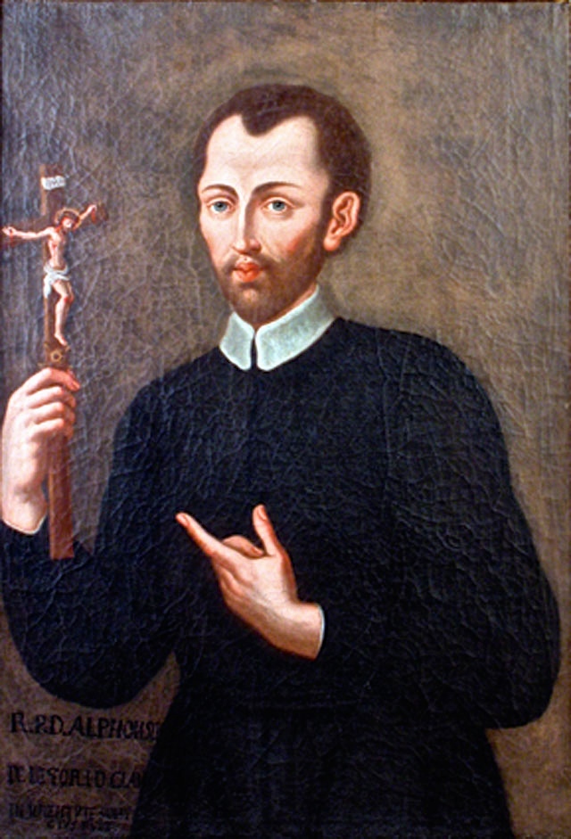 Historical or devotional representation associated with Alphonsus Liguori