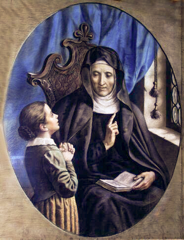 Historical or devotional representation associated with Angela Merici