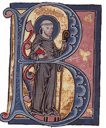 Historical or devotional representation associated with Bernard of Clairvaux