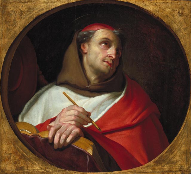 Historical or devotional representation associated with Bonaventure