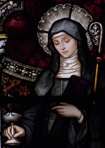 Historical or devotional representation associated with Brigid of Kildare