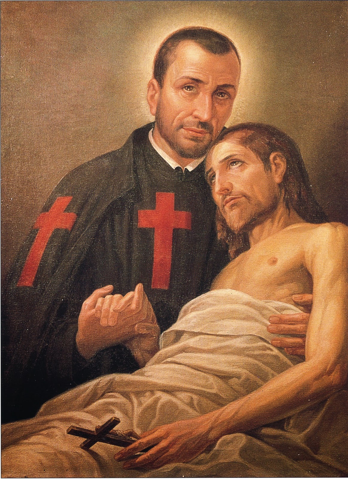 Historical or devotional representation associated with Camillus de Lellis