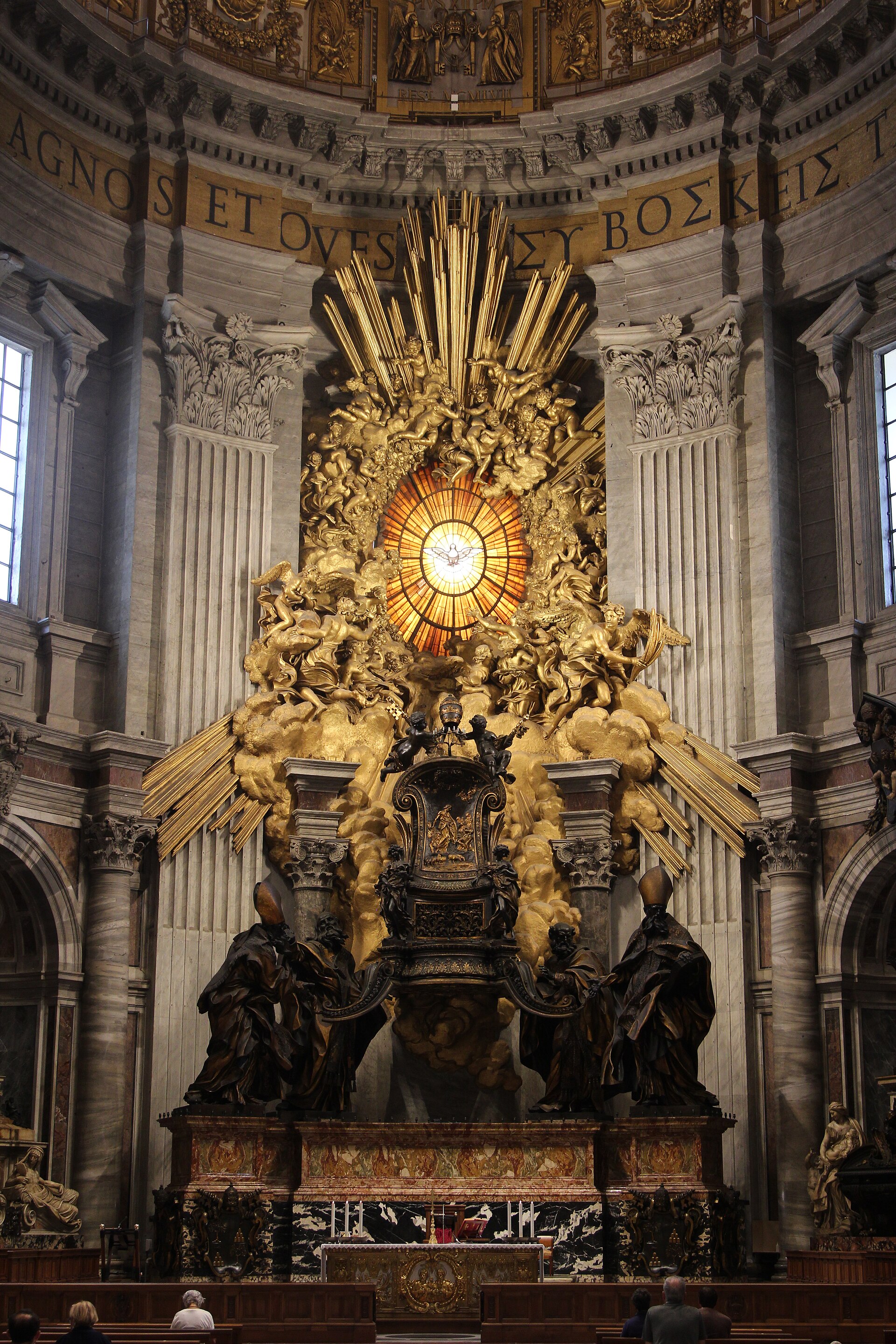 Historical or devotional representation associated with Chair of Saint Peter