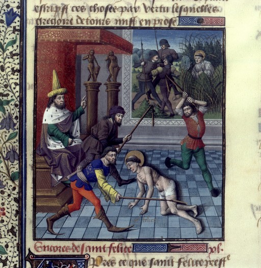 Historical or devotional representation associated with Felix of Nola