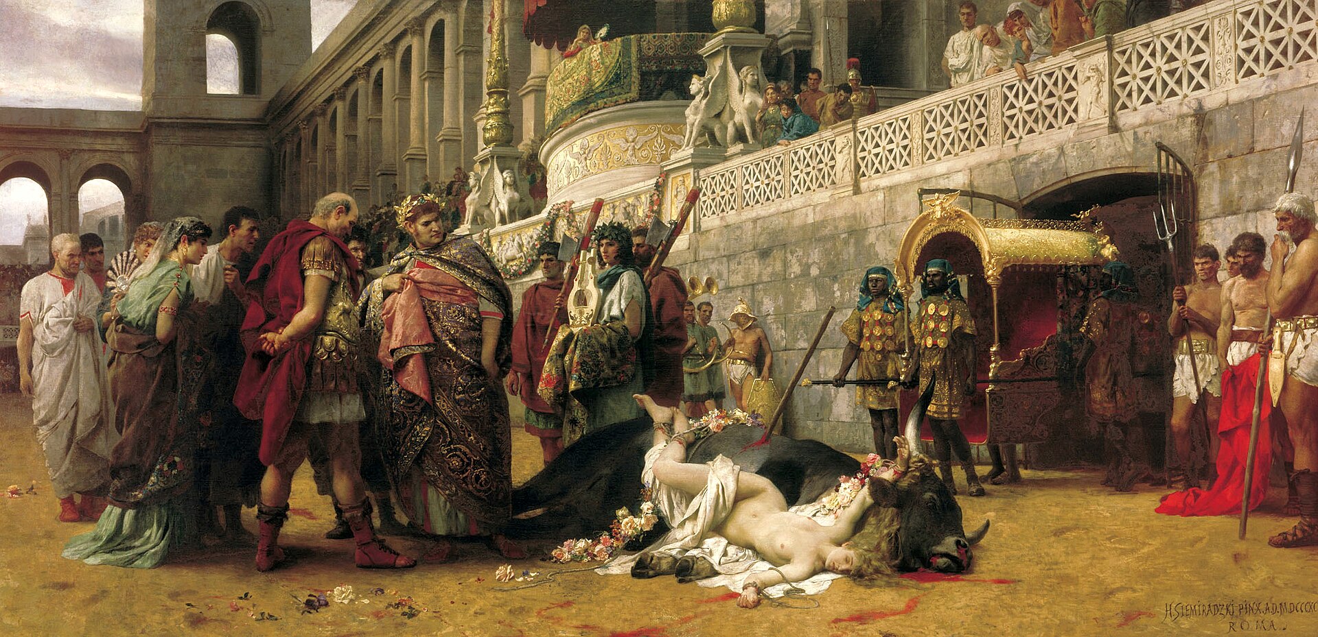 Historical or devotional representation associated with First Martyrs of the Church of Rome