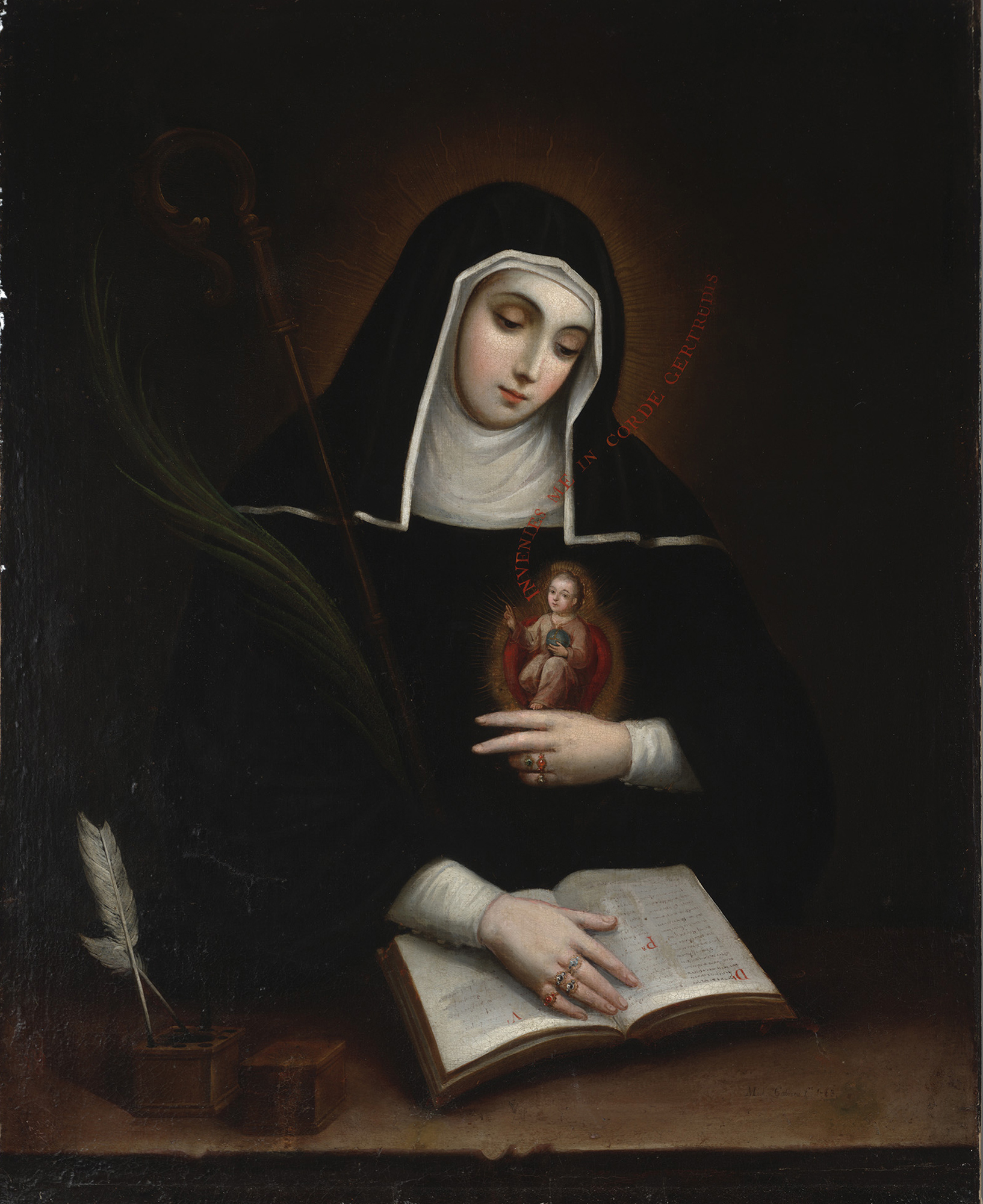 Historical or devotional representation associated with Gertrude the Great