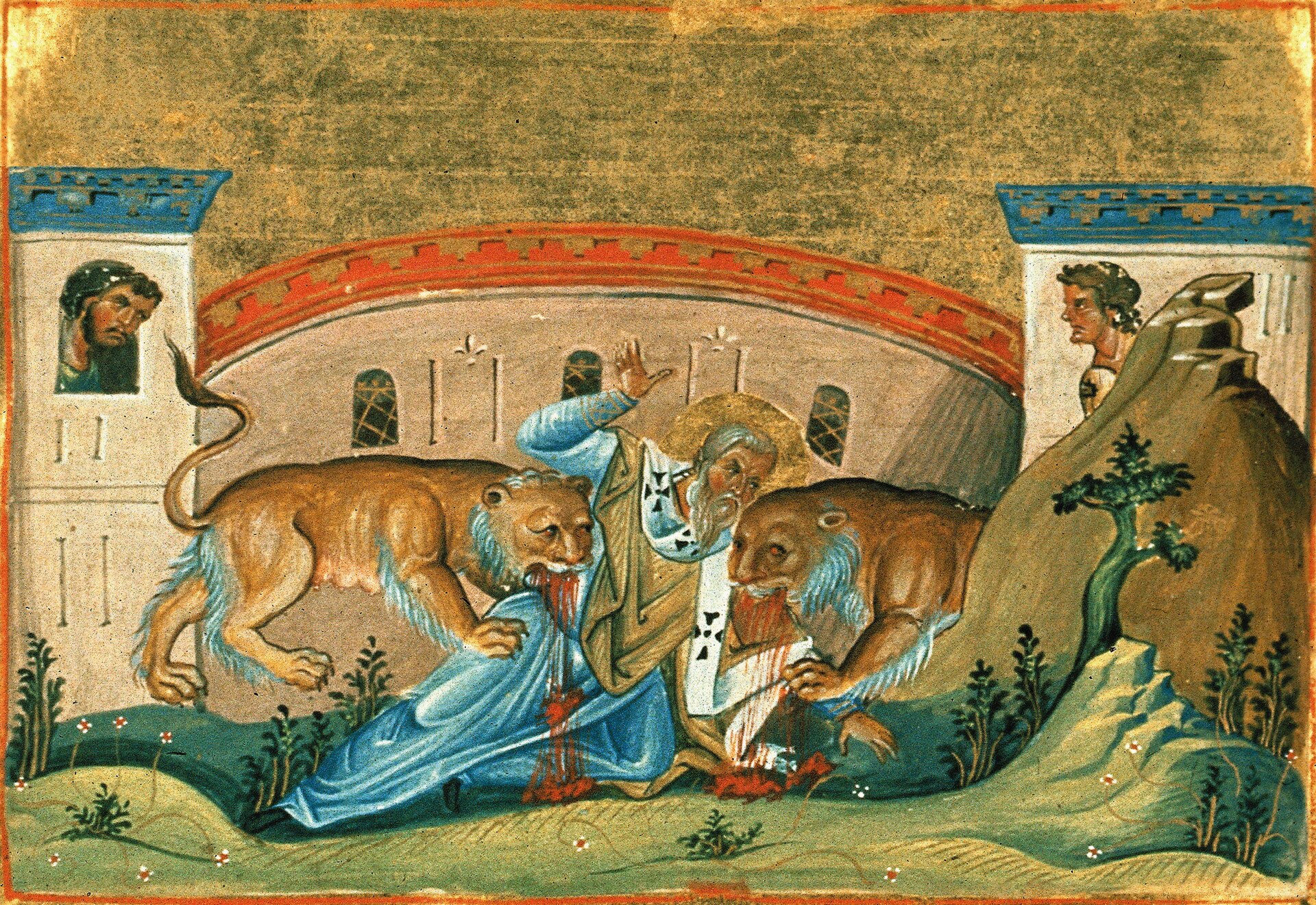 Historical or devotional representation associated with Ignatius of Antioch