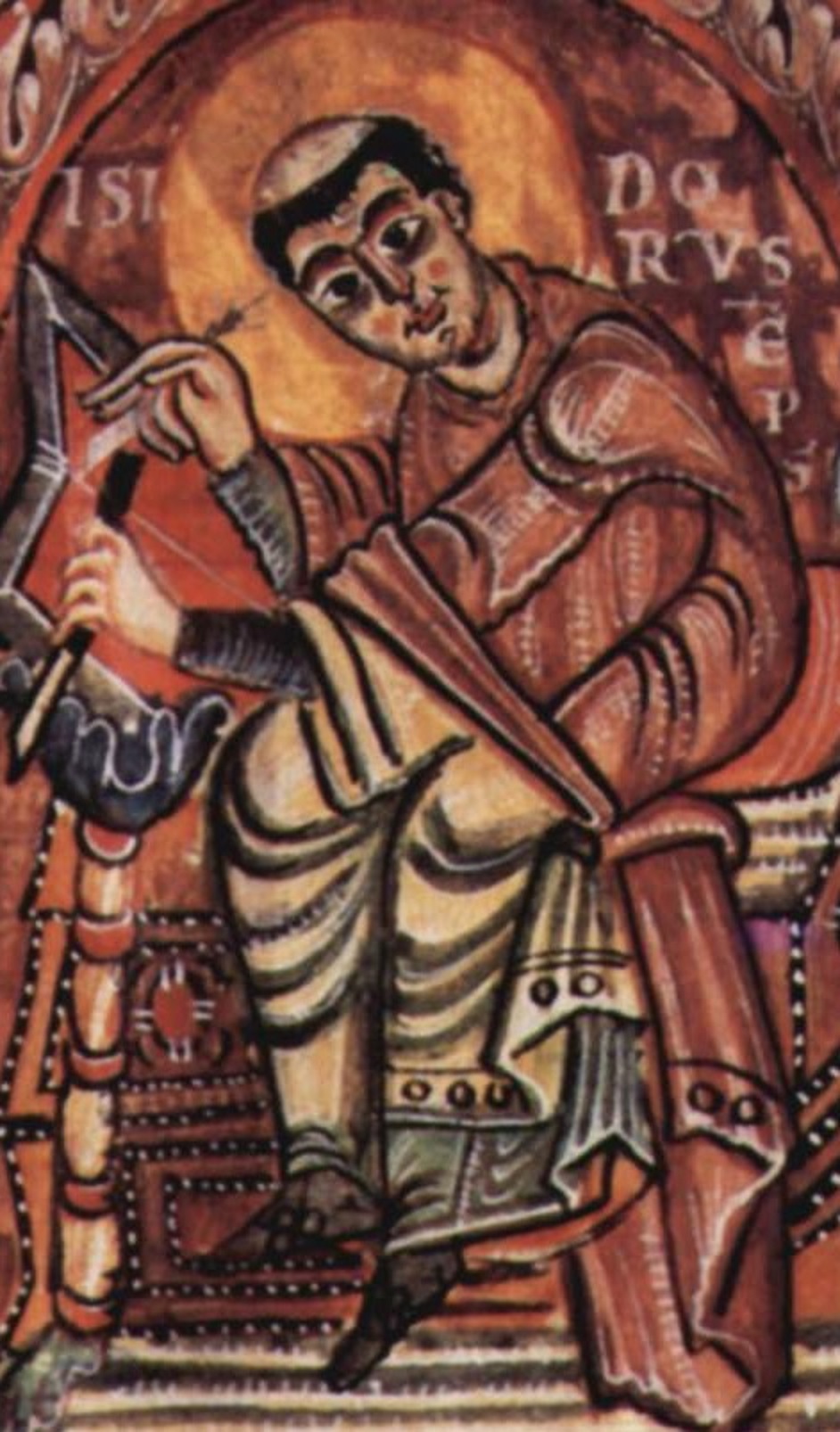 Historical or devotional representation associated with Isidore of Seville