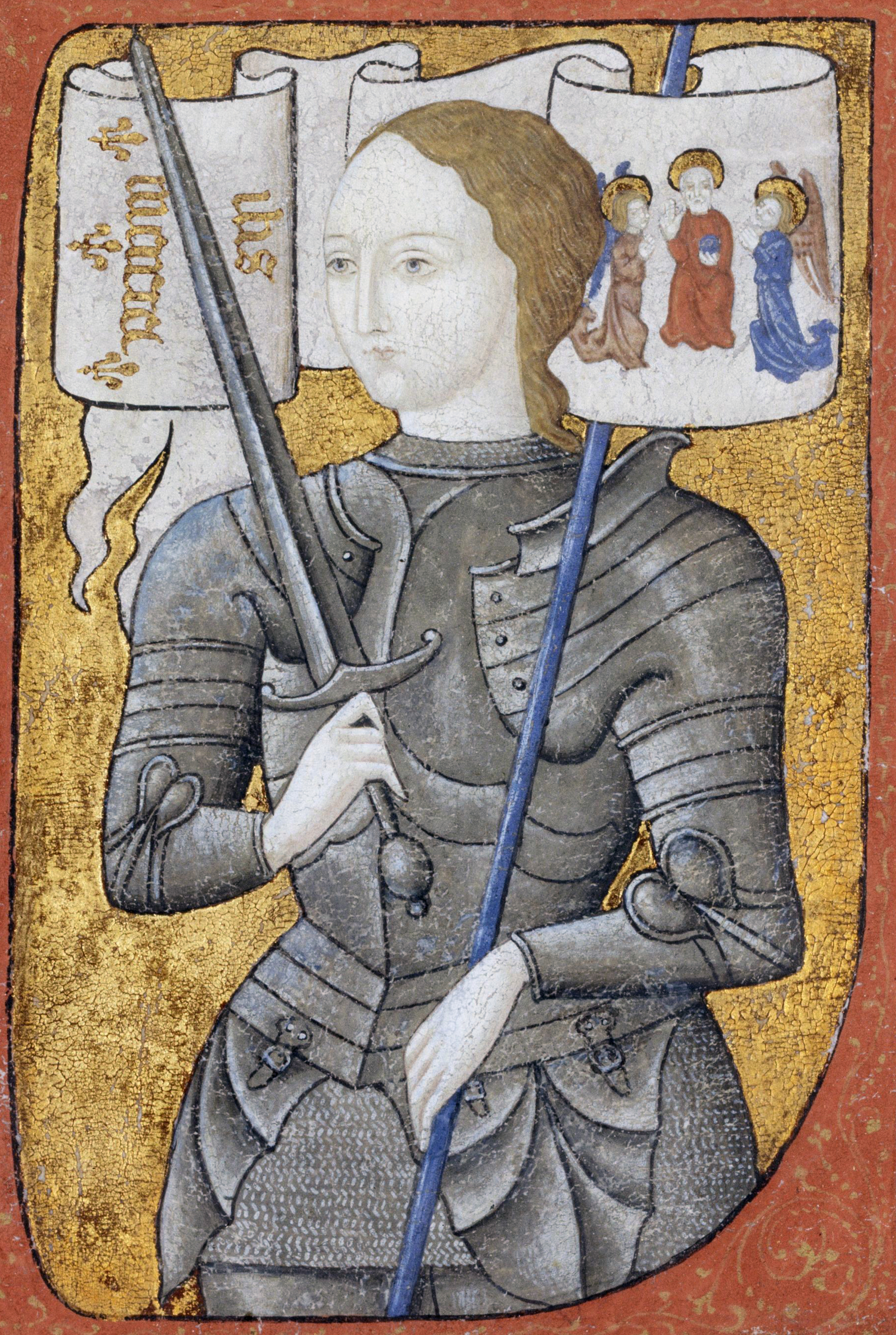 Historical or devotional representation associated with Joan of Arc