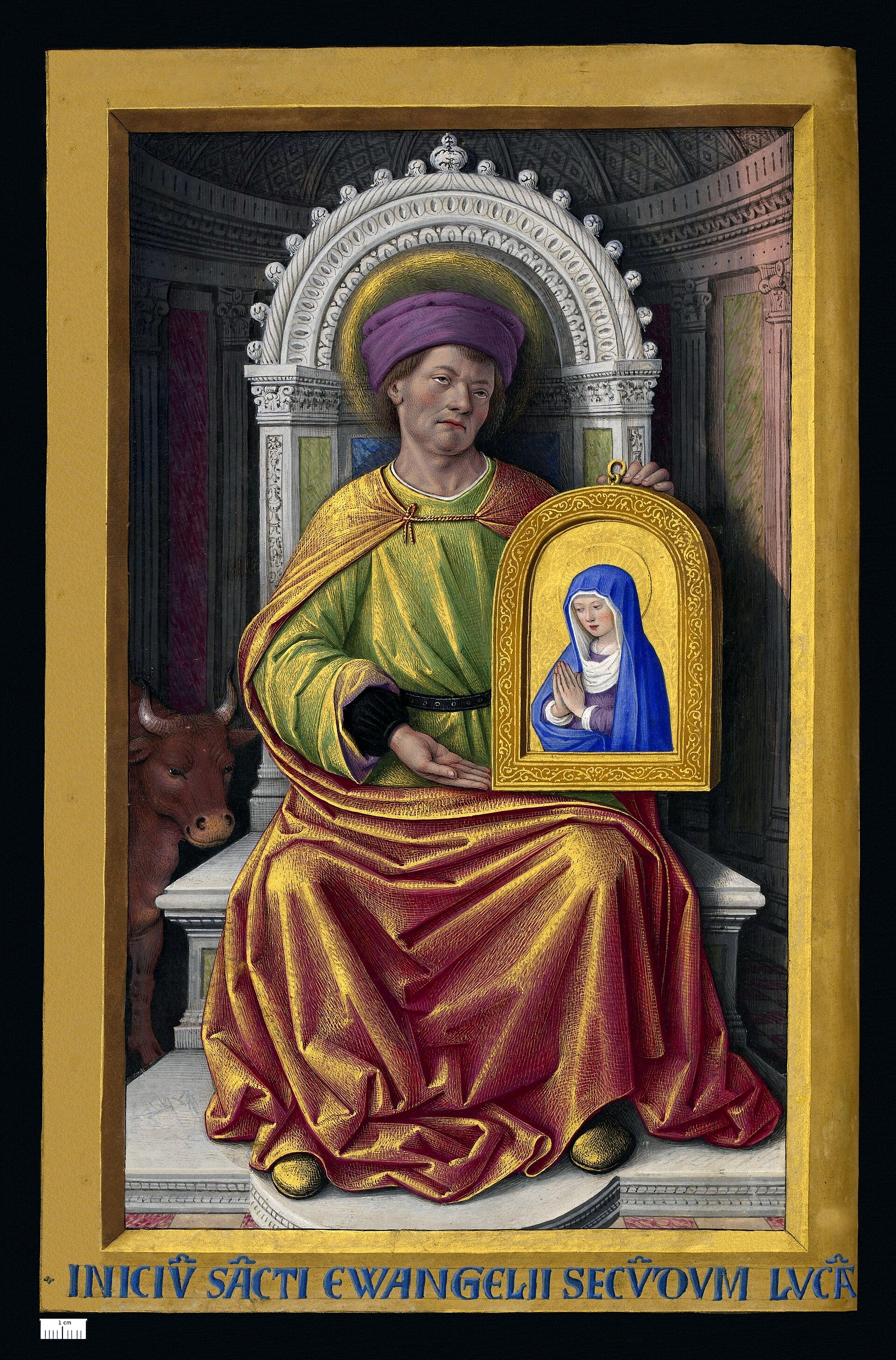 Historical or devotional representation associated with Luke the Evangelist