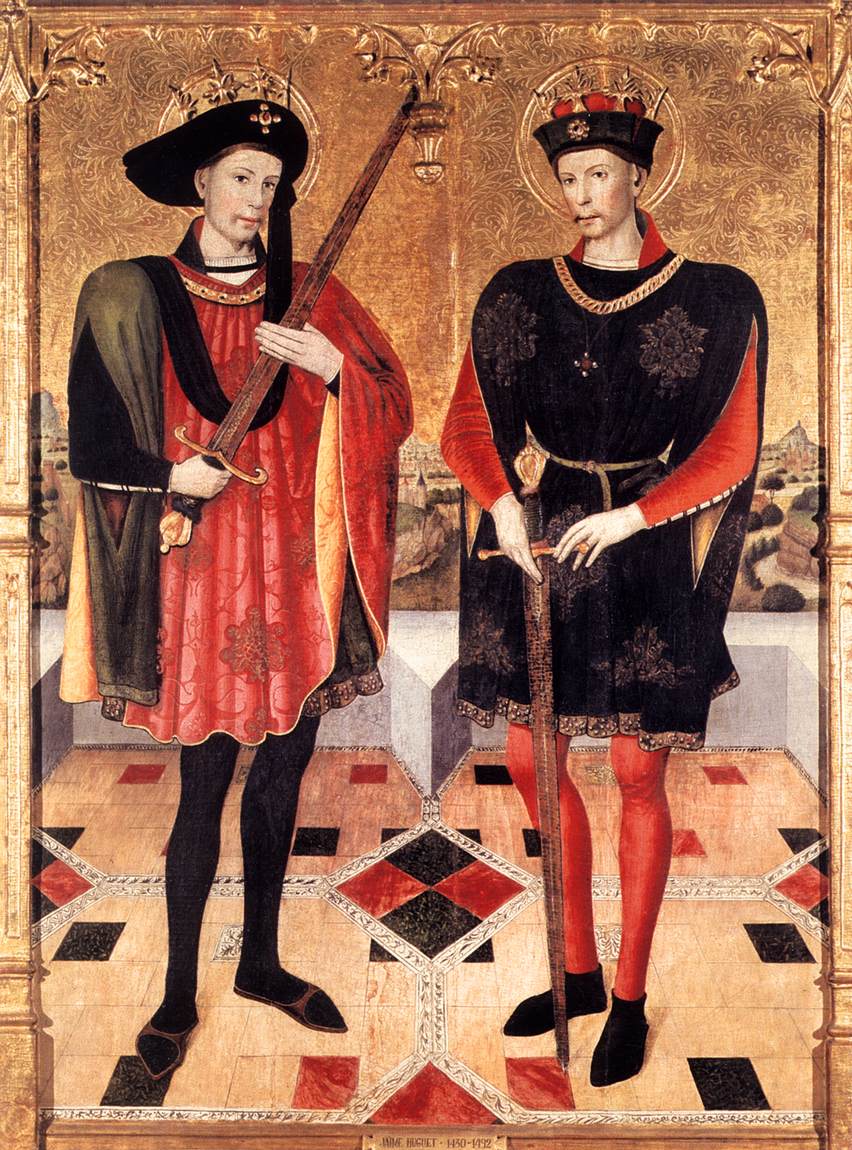 Historical or devotional representation associated with Abdon and Sennen
