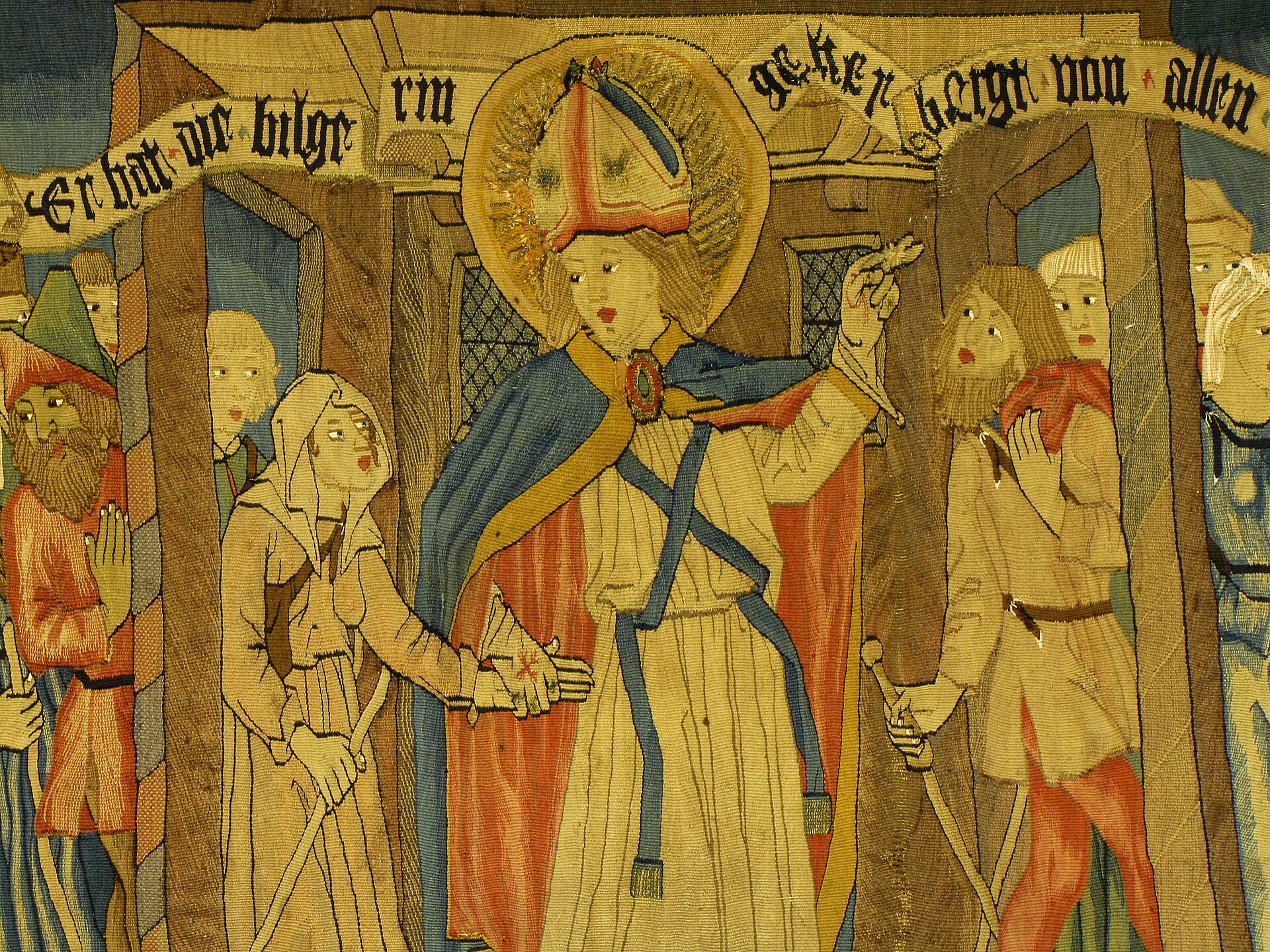Historical or devotional representation associated with Adelphus