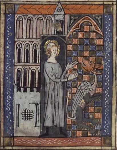 Historical or devotional representation associated with Amandus