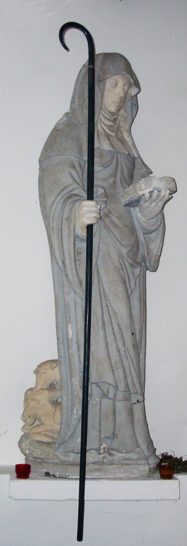 Historical or devotional representation associated with Austreberta