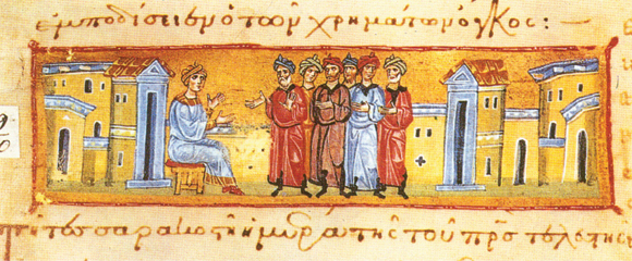 Historical or devotional representation associated with Barlaam and Josaphat