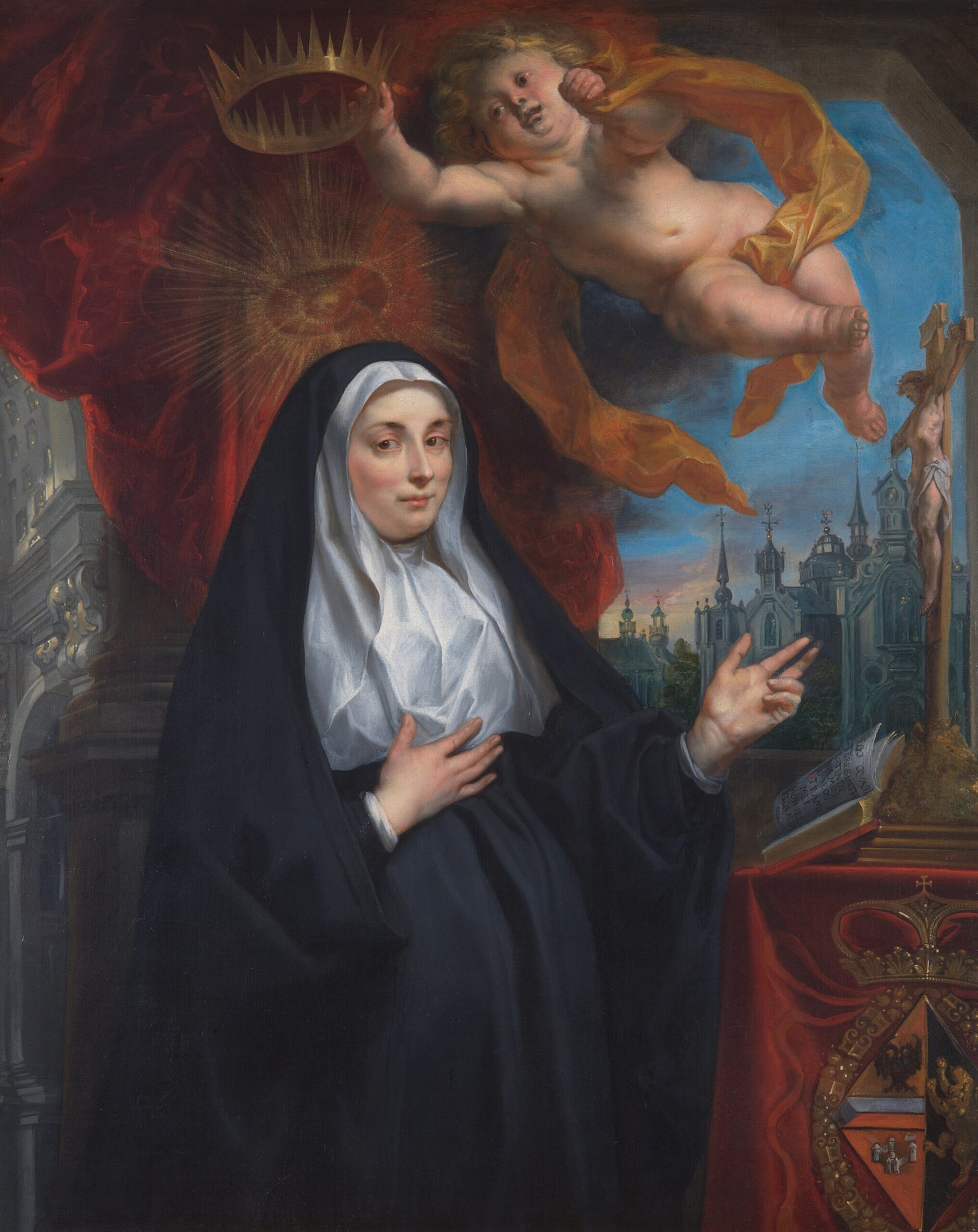 Historical or devotional representation associated with Begga