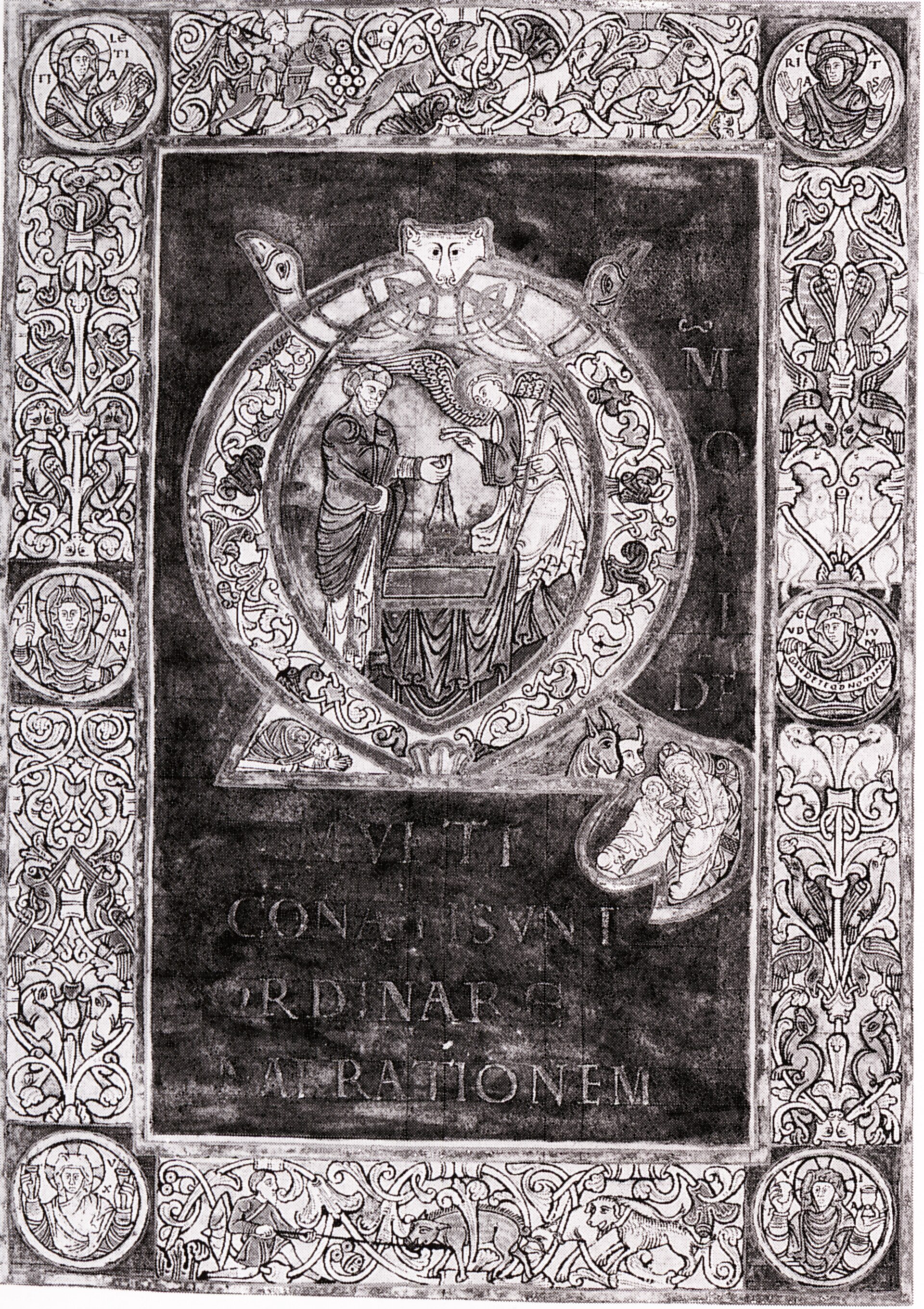 Historical or devotional representation associated with Bertin