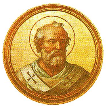 Historical or devotional representation associated with Boniface IV
