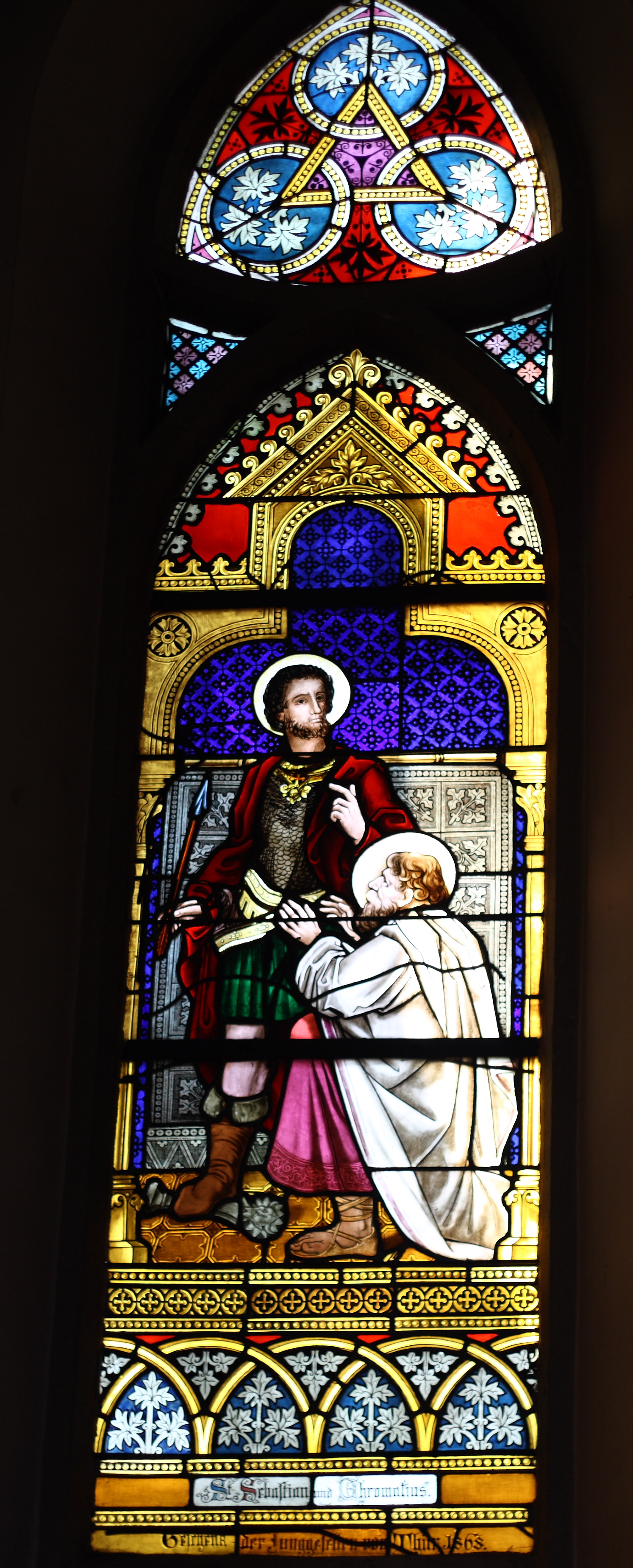 Historical or devotional representation associated with Chromatius