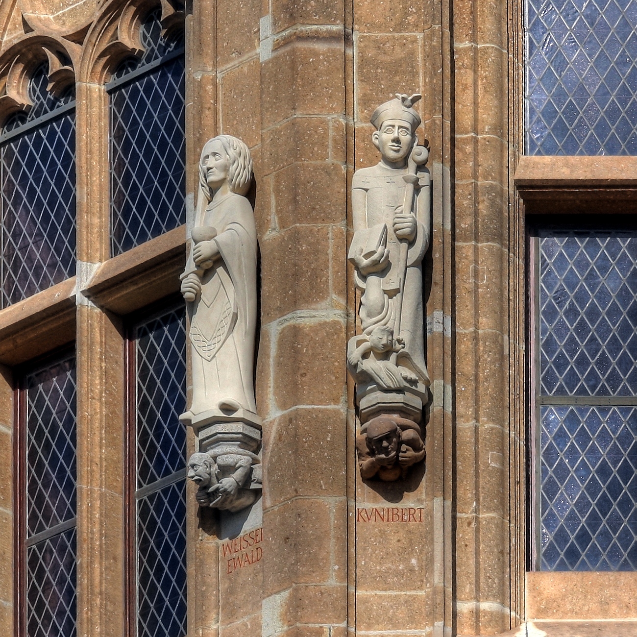Historical or devotional representation associated with Cunibert