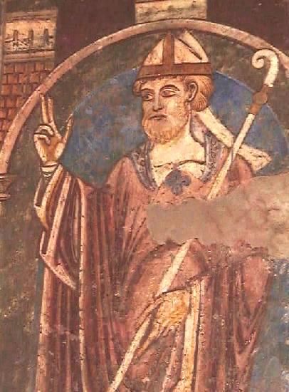 Historical or devotional representation associated with Cuthbert