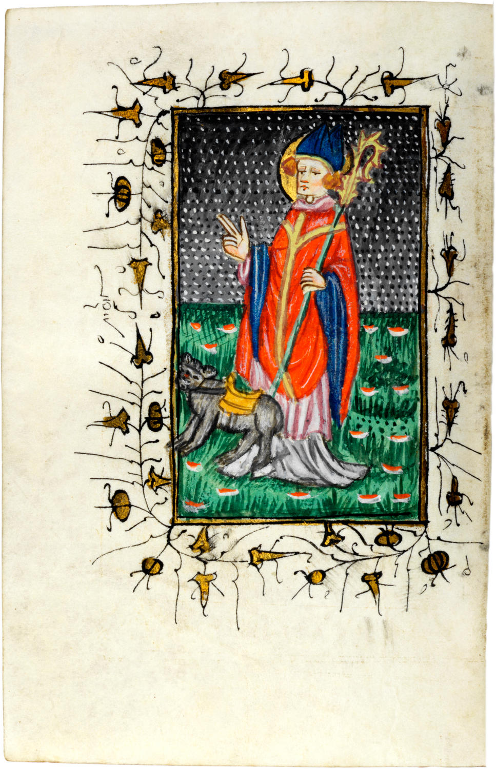 Historical or devotional representation associated with Gaugericus