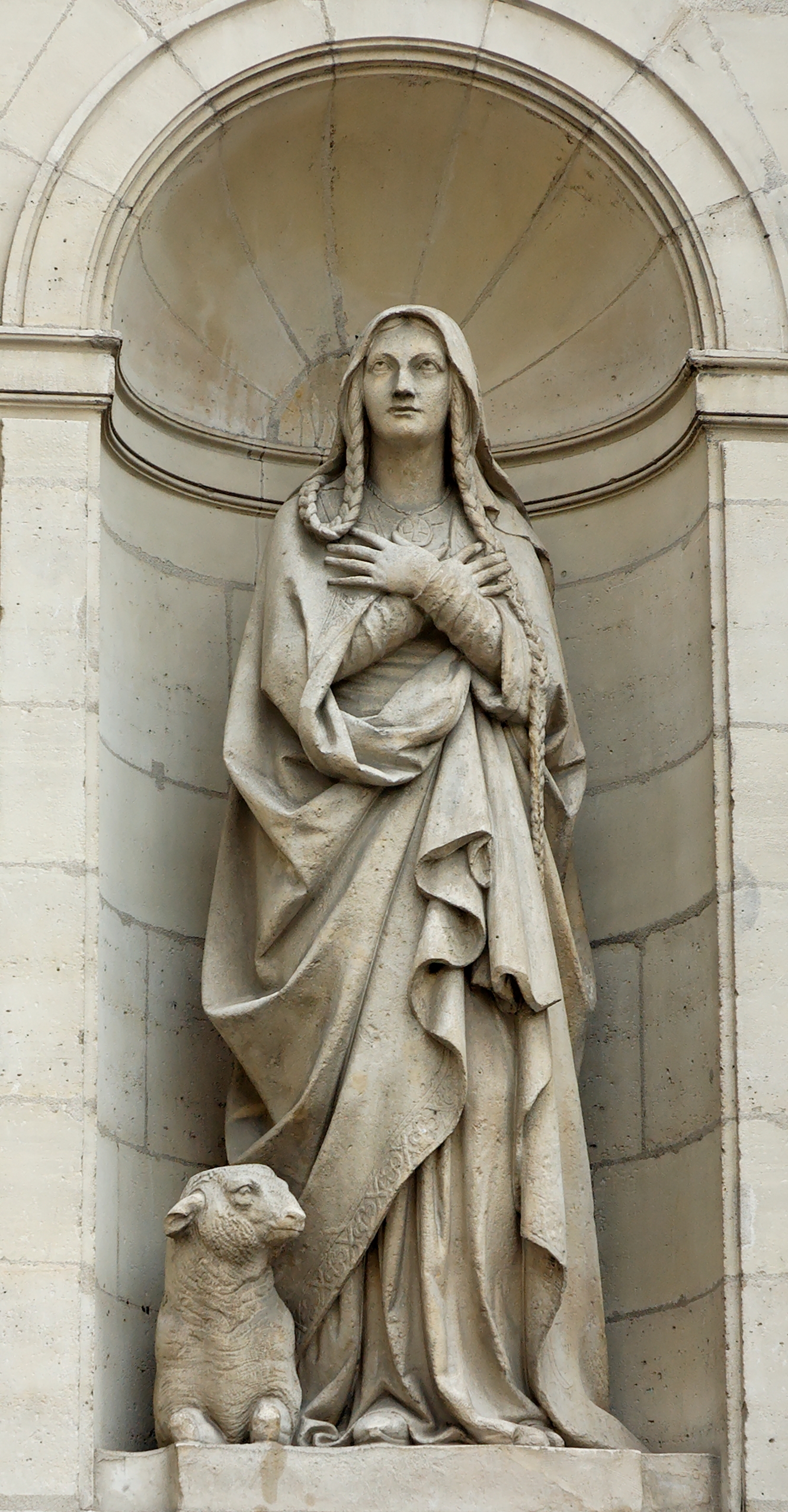 Historical or devotional representation associated with Genevieve