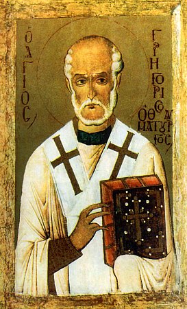 Historical or devotional representation associated with Gregory Thaumaturgus