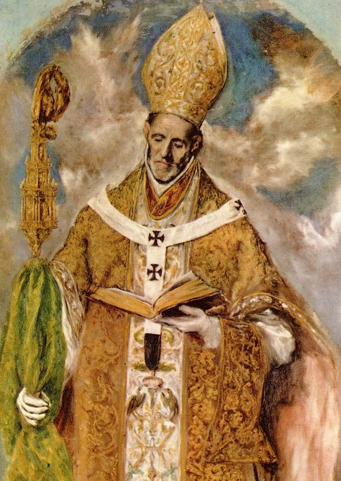 Historical or devotional representation associated with Ildefonsus
