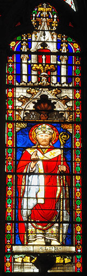 Historical or devotional representation associated with Illidius
