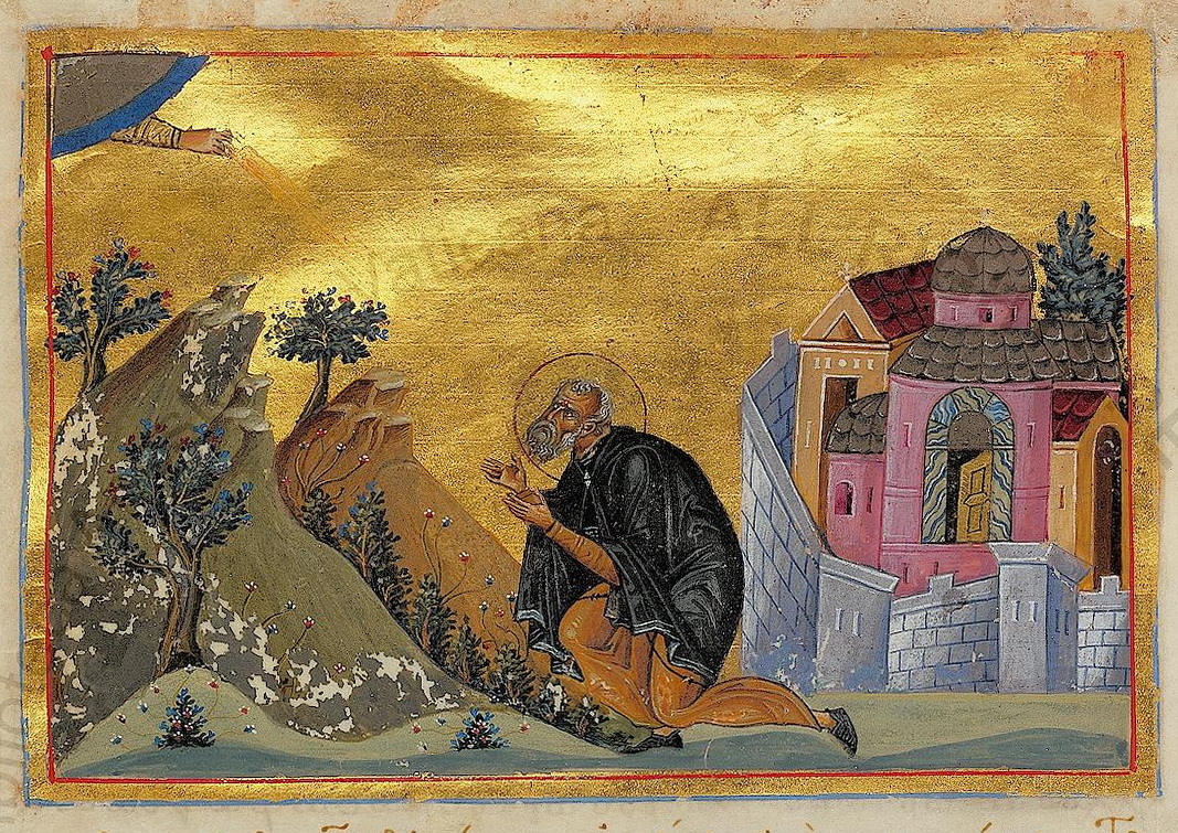 Historical or devotional representation associated with John the Silent