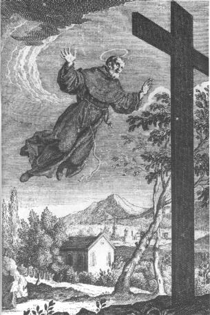 Historical or devotional representation associated with Joseph of Cupertino