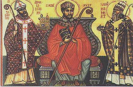 Historical or devotional representation associated with Mamertus