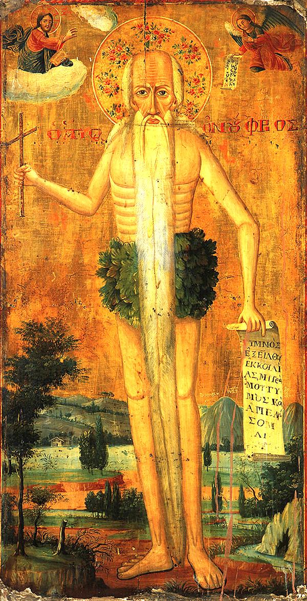 Historical or devotional representation associated with Onuphrius