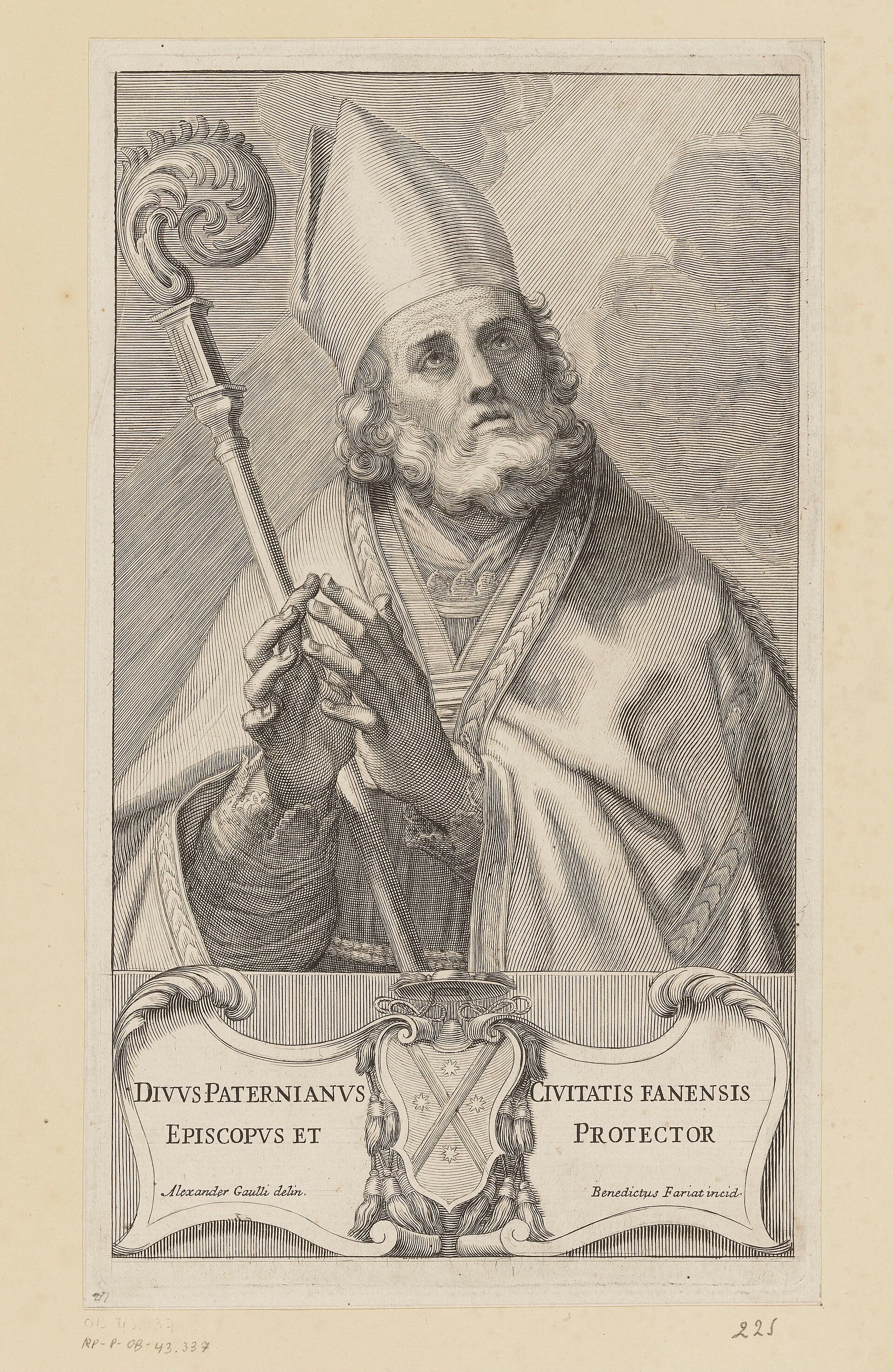Historical or devotional representation associated with Paternian