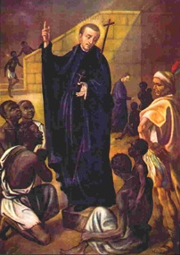 Historical or devotional representation associated with Peter Claver