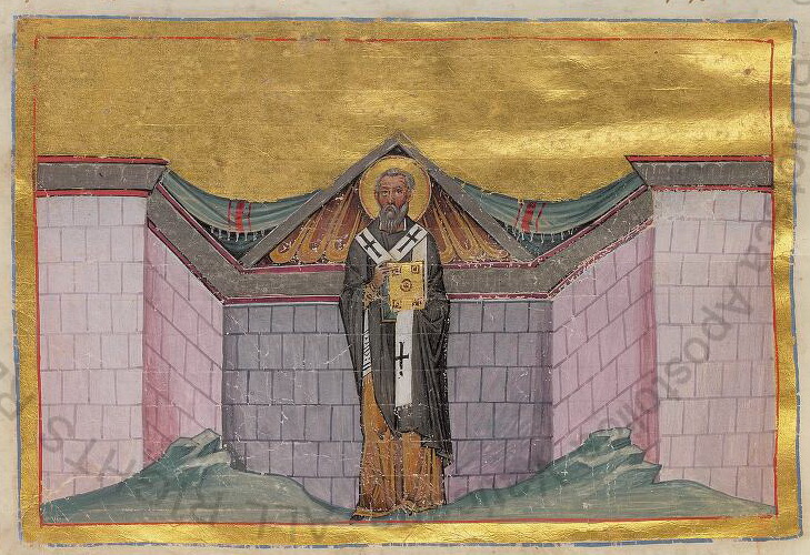 Historical or devotional representation associated with Philogonius