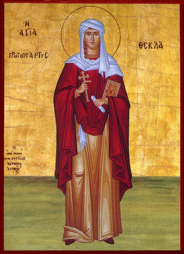 Historical or devotional representation associated with Thecla