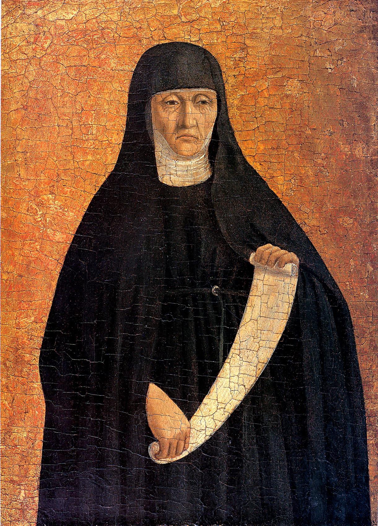 Historical or devotional representation associated with Monica