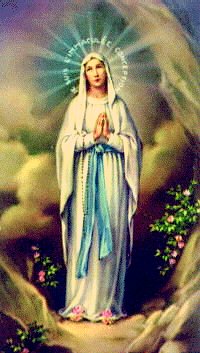Historical or devotional representation associated with Our Lady of Lourdes