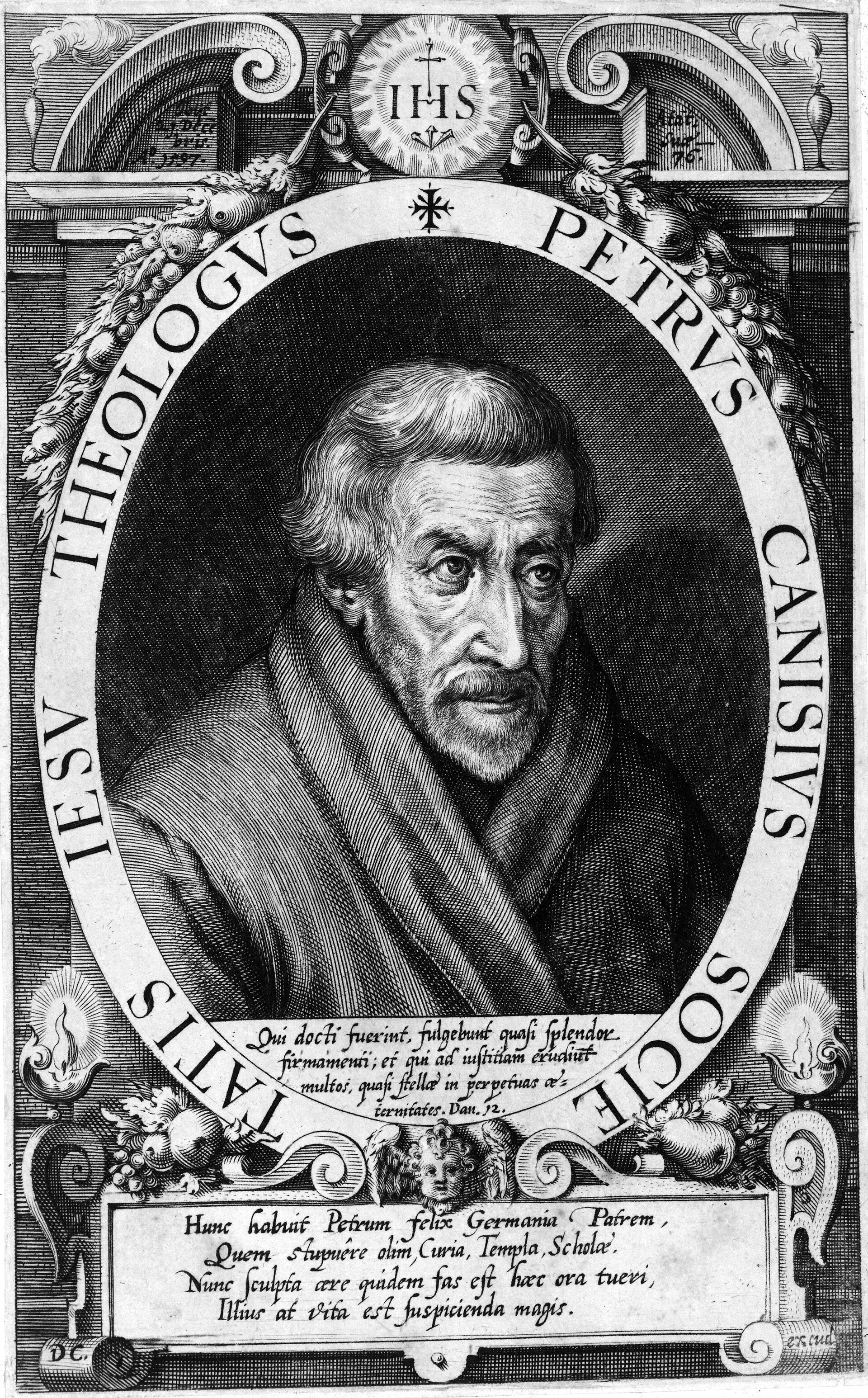 Historical or devotional representation associated with Peter Canisius