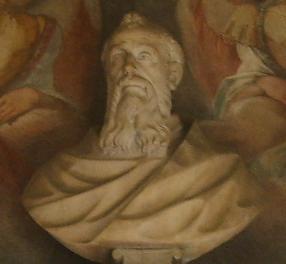 Historical or devotional representation associated with Peter Damian