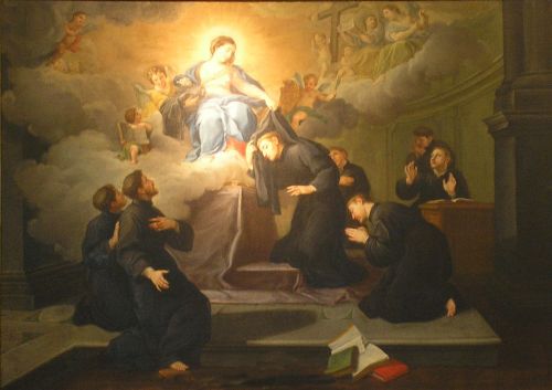 Historical or devotional representation associated with Seven Founders of the Servite Order