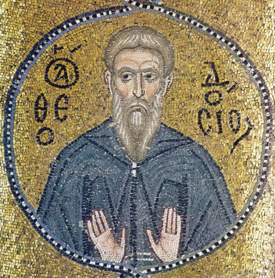 Historical or devotional representation associated with Theodosius the Cenobiarch