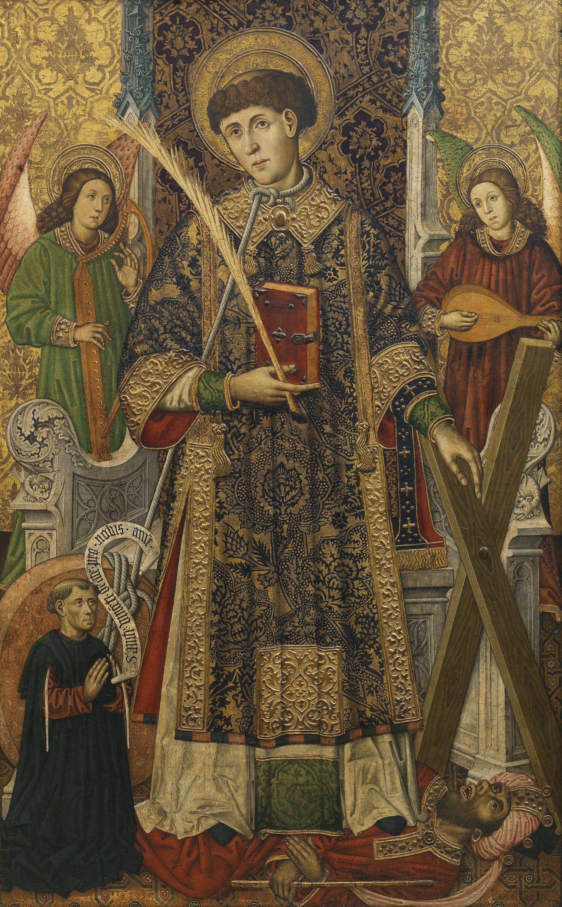 Historical or devotional representation associated with Vincent of Saragossa